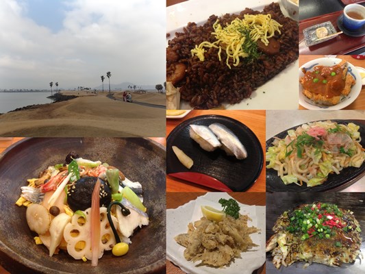 岡山食べ歩きとゴルフ