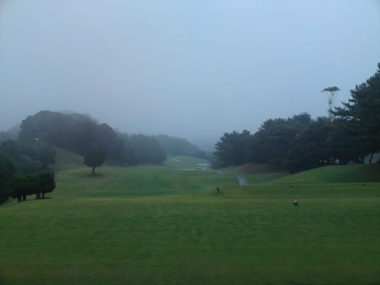 雨の中36ホールにチャレンジ・西コース