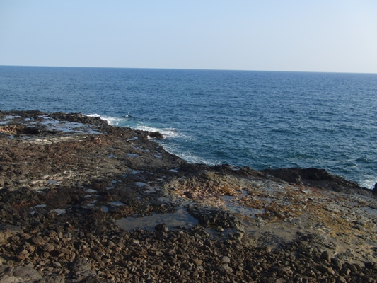 カウアイ島の潮吹き穴