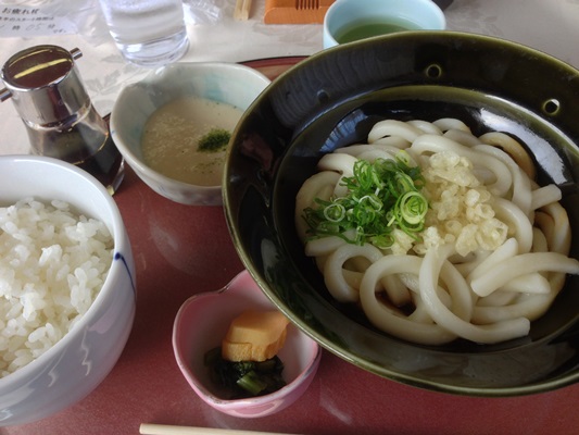 伊勢CCでの昼食は伊勢うどん