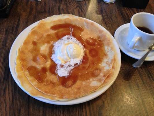 オアフ島最後の朝食は49er’s flaps jacks