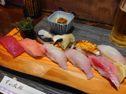 石垣島近海の魚をお寿司で