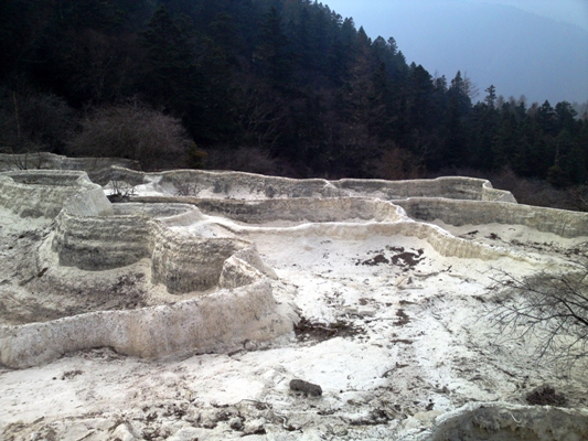 黄龍を歩いて下山