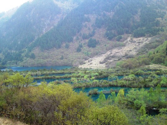 樹正群海・臥龍海・火花海・盆景灘（九寨溝）、そして神仙池へ