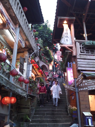 提燈灯る夜の九份