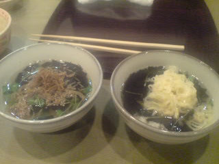 家族でお茶漬け