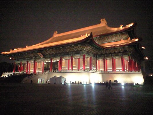 ランタン祭りを見に中正紀念堂に