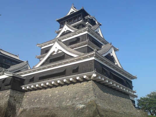 熊本城を見学