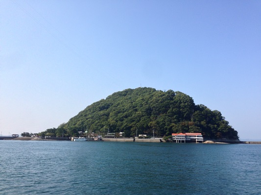 鹿が住む鹿島に渡ってみた