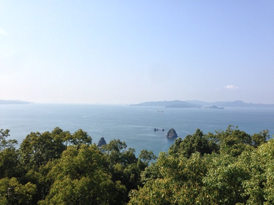 鹿島の山頂に登ってみた