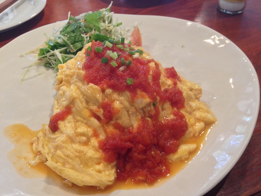 来間島のカフェでランチ