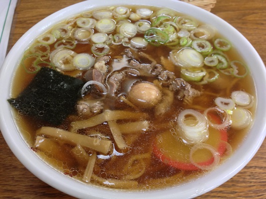 山形県新庄市のご当地ラーメン「とりもつラーメン」