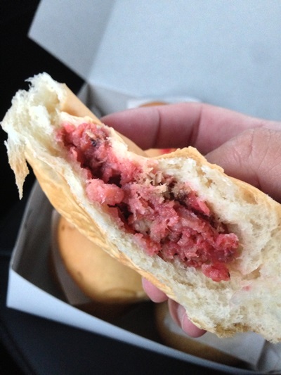 朝食はハワイの肉まん、あんまんのマナプア