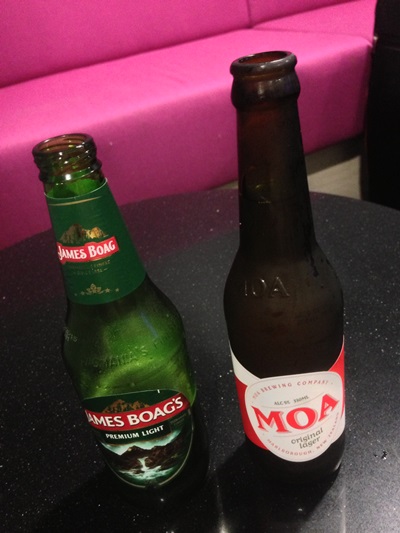 タスマニアとニュージーランドのラガーの飲み比べ