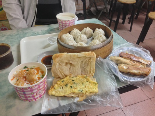 台湾在住の友人オススメの朝ご飯屋さん