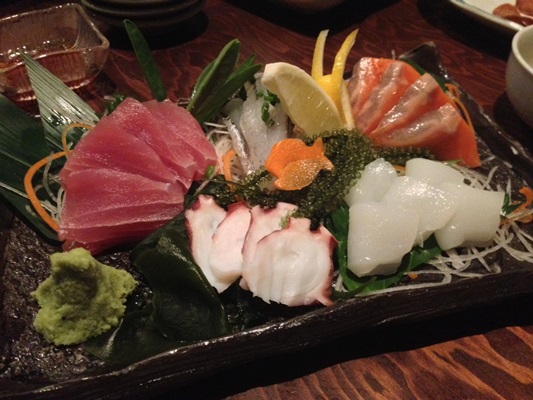 焼肉の後は魚を食べに