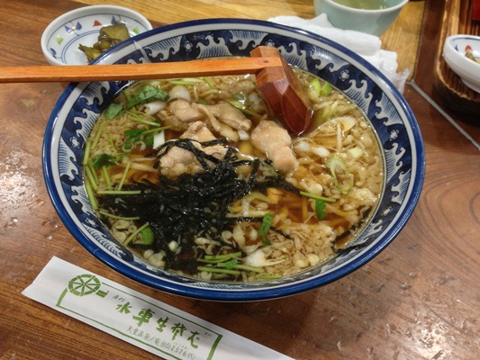 一年半ぶりの元祖鶏中華