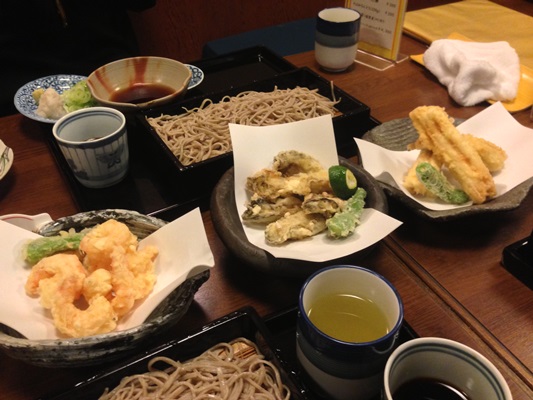 反省会は名古屋の蕎麦屋の名店で