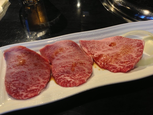 五島の締めは五島牛の焼肉