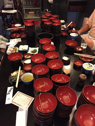 プレーオフは、わんこそばで