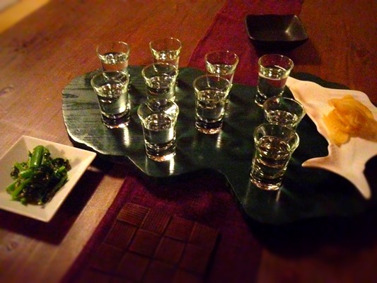 島焼酎の飲み比べができるお店