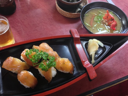 「べっこう寿司」と「めっかり」と「磯ラーメン」