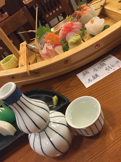 小田原の老舗の料理屋で相模湾の海の幸を