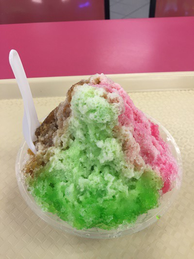 シンガポールのかき氷のアイスカチャン