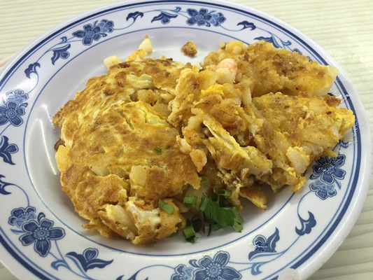 シンガポールの最初の朝食はキャロットケーキ