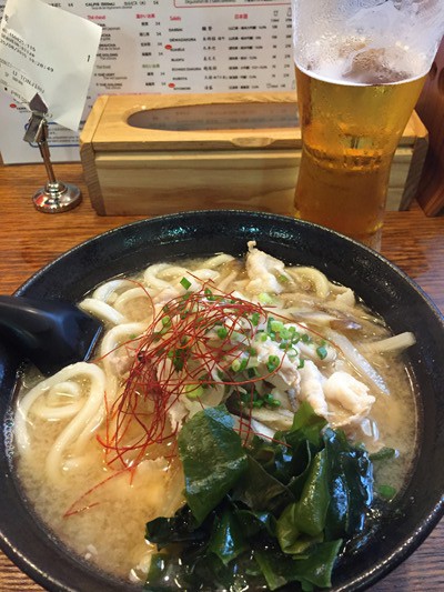 2日目の夕食はパリで大人気のうどん屋さん