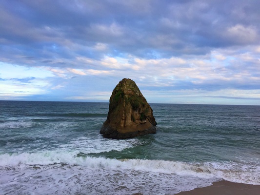 二ツ島を望む宿に宿泊