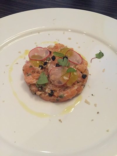 夕食はポートマーノックホテルで
