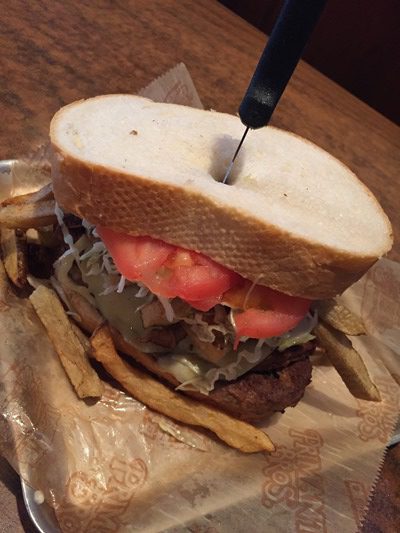 ピッツバーグ名物のピッツバーガー