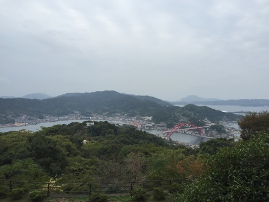 音戸の高台から海を眺めてみた