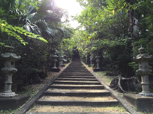 八丈島から移民した人達が建てた神社
