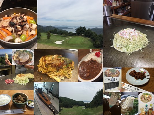 広島（尾道・呉・三原・府中）食べ歩きとゴルフ旅
