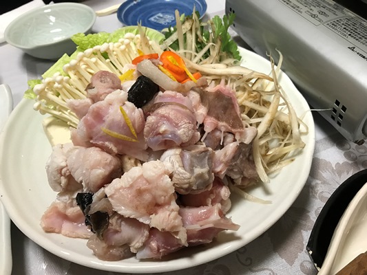 大洗で「あんこう鍋」