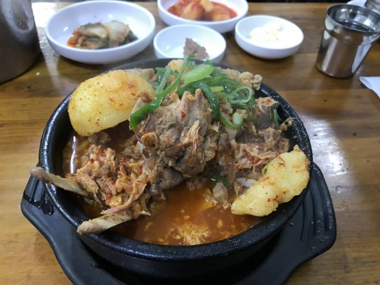 1人用のカムジャタンが食べられるお店