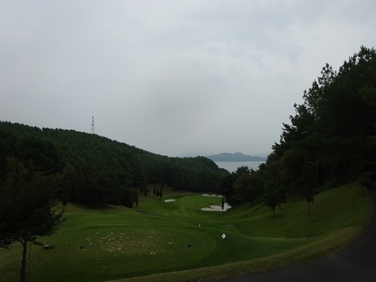 広島県竹原市の高台から瀬戸内海を見渡せるコース