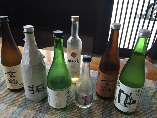 金鶴を試飲してお土産に