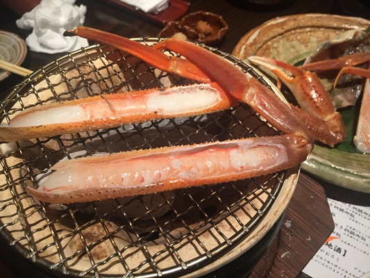新潟では10月からズワイガニが食べられます