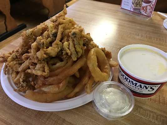 イプスウィッチ湾の貝を使ったフライドクラム
