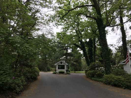 世界一のコースを入り口から見学