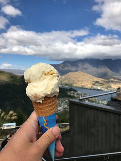 ニュージーランドの定番アイスクリーム「ホーキーポーキー」