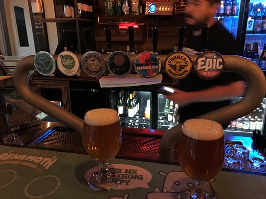 NZ南島、最後の夜の締めはクラフトビールのお店で