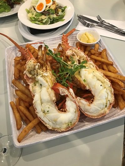 キングアイランド産のクレイフィッシュ・牡蠣・牛肉