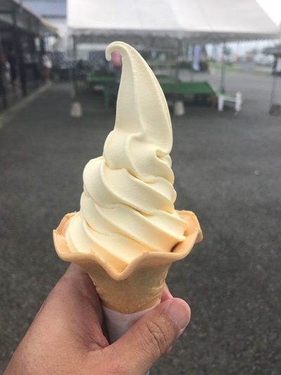 デコポン発祥の地、不知火でデコポンソフトクリーム