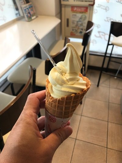 湘南ゴールドのソフトクリーム