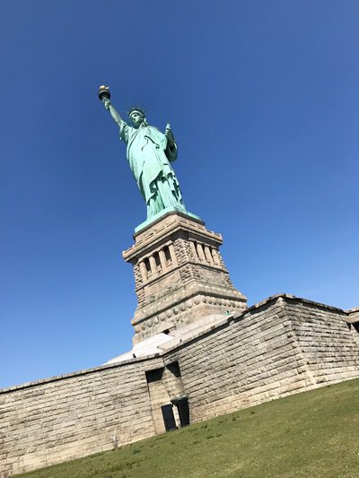自由の女神に会いにリバティ島に