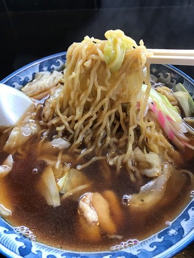 那須塩原名物のスープ入り焼きそば